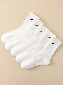 1 Paar/4 Stücke/8 Stücke Unisex Lässig Bootsocken, minimalistisch & bequem, geeignet für den täglichen Gebrauch, Mesh-Detail Design, feuchtigkeitsableitend, weich & glatt, geeignet für Urlaub, Sport, Lässig Wear [Hinweis: Die Menge wird in Stück berechnet] - Verschiedenfarbig - Übersicht 2