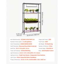 Plant Shelf With Grow Light, 4-Tier Indoor Plant Stand, 59in Tall Plants Display Rack With Wheels, 90W 3-Color Full Spectrum Grow Lights, Heavy Duty Metal Flower Pot Holder For Seed Starting - Xem 7