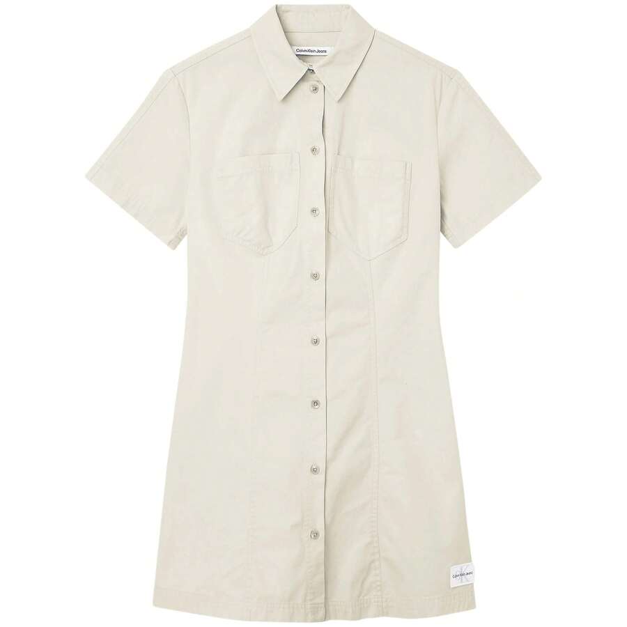 Women Outdoor Dress - Beige - View 1