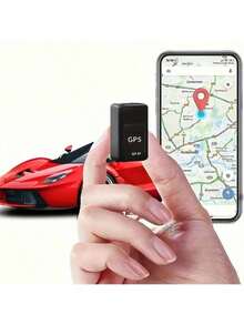 1/2 Pieces Small Magnetic GPS Tracker, GF-07 Black GPS Tracker. It Is A One-Button Positioning Device For Pets, Vehicles And Families. It Provides Real-Time Positioning, Low Battery Warning And USB Charging. It Is A High-Quality Product That Is An Excellent Anti-Lost Device With Low Battery Alert And USB Charging Technology. - Multicolor - View 2