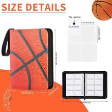 Football Card Binder 4 Pocket - Holds 400 Cards For Collecting - Basketball003 - View 2