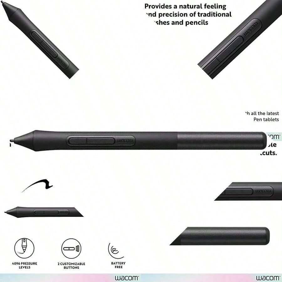 Wacom LP1100K 4K Pen For Intuos Tablet, Black (For Drawing & Design) - màu đen - Xem 1