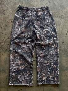 Fashion Pants European And American New Men's Clothing, Casual Flared Pants Digital Printing - XHoPucOkn - Xem 2