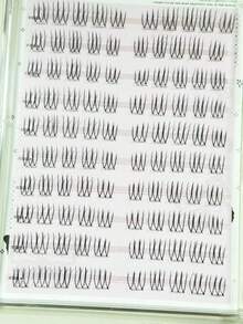 100片自然U型仿韩版偶像假睫毛，C卷高浓密款，适合新手 - C - 查看 11