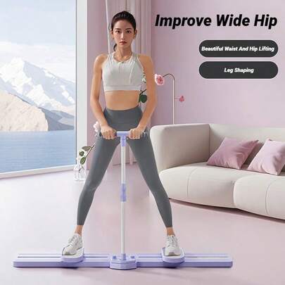 Unisex Leg Fitness Equipment For Thigh Exercises, Foldable Ski Machine Suitable For Various Scenarios.