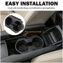 Civic Cup Holder Insert 2016-2021 - Accessories For LX EX SI Sport Hatchback Center Console - 83446-TBA-A01ZA - B08MTB3RV5 - View 5