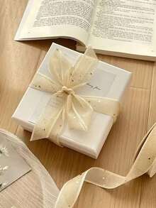 1 Rolle 10 Meter Geschenkband, Geschenkverpackungsschnur, für Geburtstags-Geschenkverpackung, Haarbänder, Party-Geschenkzubehör, DIY-Basteleien - Verschiedenfarbig - Übersicht 4