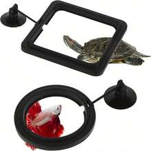 2 Pieces Automatic Aquarium Fish Feeder And Floating Plant System With Suction Cup Mounting Gravity Water Changer - No Need For Betta, Goldfish, Or Turtle Tanks - Easy-To-Install Slow-Release Dispenser - Multicolor - View 1