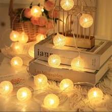 Thread Ball LED Fairy String Lights, Energy Efficient Decorative Fairy Lights, LED String Lights For Outdoor Indoor Bedroom Wedding Party Decor - Warm White. - View 12