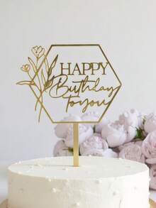 1 buc/3 buc/5 buc agrafe pentru decor tort, decorațiuni pentru tort de ziua de naștere, decor pentru masă cu deserturi, decoruri pentru tort cu text modern și flori, cadouri pentru decorațiuni pentru tort de ziua de naștere, decorațiuni pentru decor tort, accesorii pentru copt, decor pentru copt, accesorii pentru torturi, articole esențiale pentru bucătărie, cadouri de sărbători - Aur - Vizualizare 4