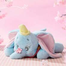 Miniso 1pc Disney Sakura Season Dumbo Plush Doll - Delicate Sakura Accents, Cozy Home & Office Decor - Blue - View 1