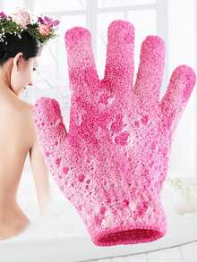 Shower Gloves For Washing And Scrubbing Back; Five-Finger Bath Gloves For Gentle Removal Of Dirt And Dead Skin; Rich Foam For Deep Cleaning Of The Skin Multi-Colored Bath Cleaning Tools. - Multicolor - View 3