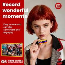 Mini Retro Keychain Camera - 1080P HD Recording And 100 Minutes Of Battery Life, Portable Pocket Recorder With 32GB Card, Suitable For Travel/Study - màu xanh lá - Xem 5