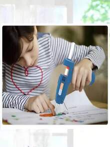 1pc 20W Wireless Hot Melt Glue Gun (Comes With 5pcs 7mm Glue Sticks), Heats Up In 1-2 Minutes, Anti-Leakage Nozzle & Anti-Scald Design - Lightweight Handheld Glue Gun, Suitable For DIY, Office, Home - Compatible With 7mm Glue Sticks - Multicolor - View 11