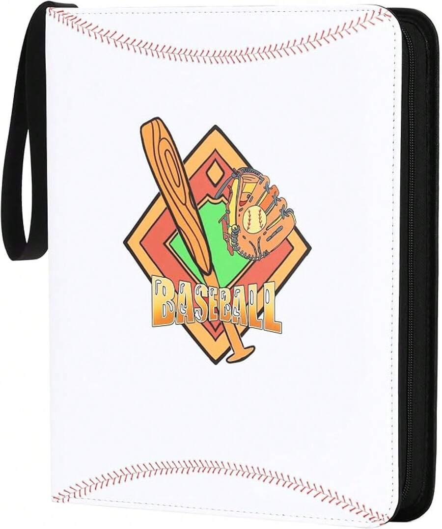 Football Card Binder 4 Pocket - Holds 400 Cards For Collecting - Baseball001 - View 1