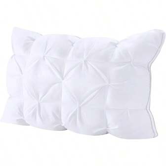 Hotel Quality Pillow Standard Size 48x74cm - 800GSM Firm Support Soft Microfiber Cover And Down Alternative Fill Bed Pillows For Back Side And Stomach Sleepers 1 Pack