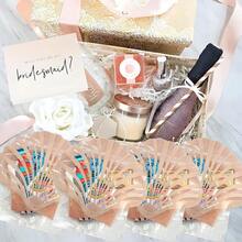TYUI Seashell Bags Beach Themed Hangover Recovery Kit Stand Up Pouch Resealable Bags For Bachelorette Party FavorsBridal Party Favors Wedding Welcome Birthday Hangover Kits 10 Pcs - 香檳色 - 查看 5