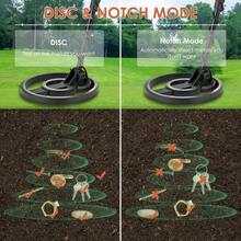 Metal Detector For Teens & Adults (2lbs) – 7.5" Waterproof Search Coil, All Metal & Hideable Modes, Outdoor Gold Detector - Black - View 9