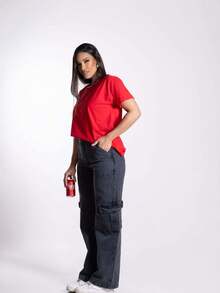 Women's Cargo Pants - Calafite - View 2