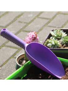 4pcs Gardening Tool Set, Succulent Transplanting Tools, Drill Bit Tool, Gardening Supplies, Surface Coating Spoon, Blue, 1 Pack, Durable - Multicolor - View 5