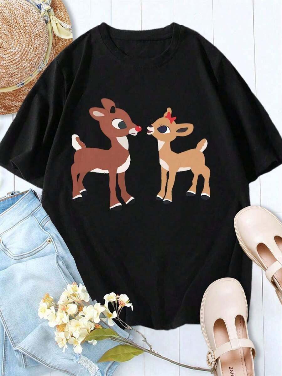 Camisetas de Navidad para Amantes Clásico Rudolph Clarice - Humor ...