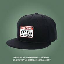 Fashion glasses with a compact design, a transparent frame, and a black cap, including a warning tape. ball cap graphic print small head around retro breathable sports snapback duckville cap unisex fashionable low cap snapback cap snapback cap duck cap low cap visual large head around Baseball cap baseball cap haphop baseball cap flat bill cap - ブラック - チェックする 2