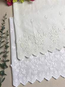 1yard 3D Butterfly Embroidered Lace Trim, DIY Clothing Collar, Skirt Hem Sewing Patchwork, 26.5cm Decorative Home Fabric Accessory - Multicolor - View 10