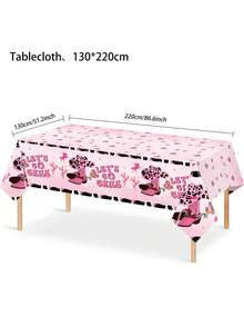 Western Cowboy Party Tablecloths With Patterns, Cowboy Horse Tablecloths, Birthday Parties, Bachelor Parties, Cowboy Showers, Rodeo Events, Disposable Plastic Table Decoration Items - Multicolor - View 16