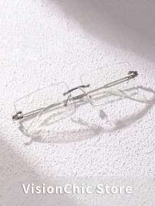 1 Pair/2 Pairs/4 Pairs/5 Pairs/6 Pairs/7 Pairs/8 Pairs Ultra-Light Rectangular Frame Decorative Glasses, Versatile Personalized Street Style Fashion Glasses For Men, Big Frame Slimming, Suitable For Daily Life And Outdoor Travel Accessories, Essential For Going Out - Multicolor - View 24
