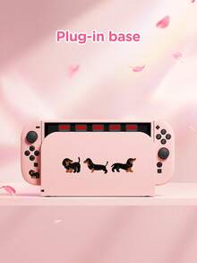 1 Vỏ bảo vệ thiết kế hình chú chó con dễ thương, tương thích với Switch2 (2025), Switch NS, Switch OLED, Switch Lite, phụ kiện cho Switch2/Switch, bộ đầy đủ bao gồm túi đựng và hộp đựng thẻ trò chơi, món quà tuyệt vời nhất cho người chơi Switch - Nhiều màu - Xem 5