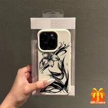 Estampado de lirio de textura, resistente al desgaste y a la caída, adecuado para la serie Apple  16 15 14 13 12 11 PLUS Pro Max - carcasa completa y sencilla para el teléfono móvil - diseño minimalista de otoño diseño estético avanzado ideal para regalos de cumpleaños o festivos, accesorios para teléfonos móviles, fundas para teléfonos móviles tpu, estética minimalista, diseño floral de textura, fundas impresas ultravioleta, materiales flexibles tpu, amantes de la estética, regalos perfectos, adecuados para hombres y mujeres. - Blanco marfil-334 - Ver 4