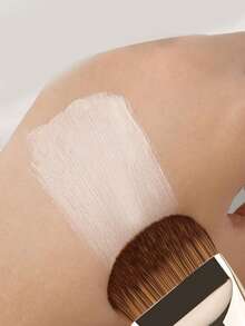 1pc Flat Foundation Brush, Angled Foundation Makeup Brush With Soft Synthetic Bristles, High Quality Soft Synthetic Contour Brush,Foundation Brush,Concealer Brush,Blush Brush,Contour Brush,Blush Brush,Bronzer Brush,Powder Brush,Foundation Brush,Blush Brush,Giveaways - Multicolor - View 3