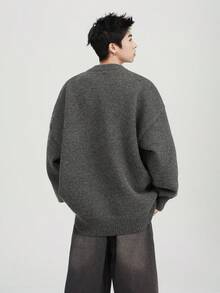 Men Sweaters - Dark Grey - View 5