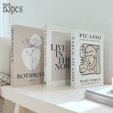 3/4册仿古书装饰摆件，豪华装饰书，客厅装饰，家居装饰，咖啡桌摆件，现代时尚装饰书，可堆叠展示书，酒店装饰，礼品