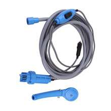 Portable Camping Shower Adjustable Water Flow Leakproof 2.5 L/Min Outdoor Showerhead Sprayer - Grey - View 4