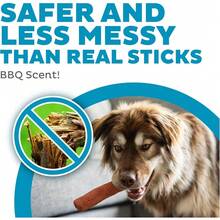 Outward Hound Dogwood Wood Durable Dog Chew Toys, Real Wood & Calming Hemp, 2-Pack, Medium - Cây sơn thù du và cây mesquite (gói 2 cây) - Xem 4