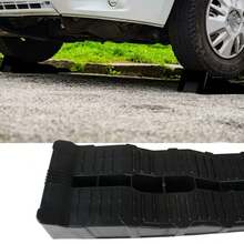 Wheel Anti-Slip Pads, 3-Layer Hybrid Kit For Tire Ramps, Storage Bags, And Anti-Slip Mats. Upgraded Reinforced Version With A 4-Ton Load Capacity. 3-Level Balanced Wedge Leveling Mat Suitable For SUVs/RVs/Cars/Buses/Trucks, Wheel Ramps, Trailer Wheel Ramps, Parking Assist, RV Stabilizers, Multi-Layer Ramps, Heavy-Duty Mats, Anti-Slip Surface, Leveling Ramps, Bus Operators, Camping Enthusiasts. - Black - View 6