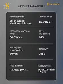 D8 USB-C 有线耳机，带麦克风、控制按钮和耳挂式设计，运动跑步入耳式耳机，兼容 17/16/15/15 Plus/15 Pro/15 Pro Max、iPad Pro/Air/Mini、Galaxy S24/S23/S22+/S21 Ultra/S20 FE/Note 10/Note 20 和 Pixel 手机。