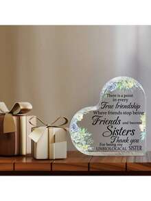 Friend Female Friendship Female Best Sunflower Non-Biological Sister Birthday Female Thank You Acrylic Friendship - 愛心 - 查看 8