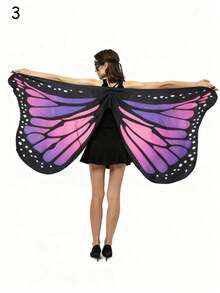 Women's Party Butterfly Wing Shawls, Adult Festival Costume Cloaks, Halloween, Christmas And Carnival Role-Playing Sets, Party Butterfly Wing Costumes, Fairy And Princess Theme Event Shawls (Without Masks), Festival Costume Clothing Accessories,Valentine's Day Costume - Multicolor - View 13