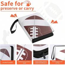 Football Card Binder 4 Pocket - Holds 400 Cards For Collecting - Football006 - View 4