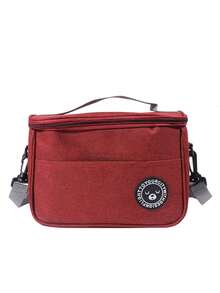 Medium Thermal Lunch Bag/Snack/Drink Container, Ideal For Travel, With Handle - 灰色 - 查看 10