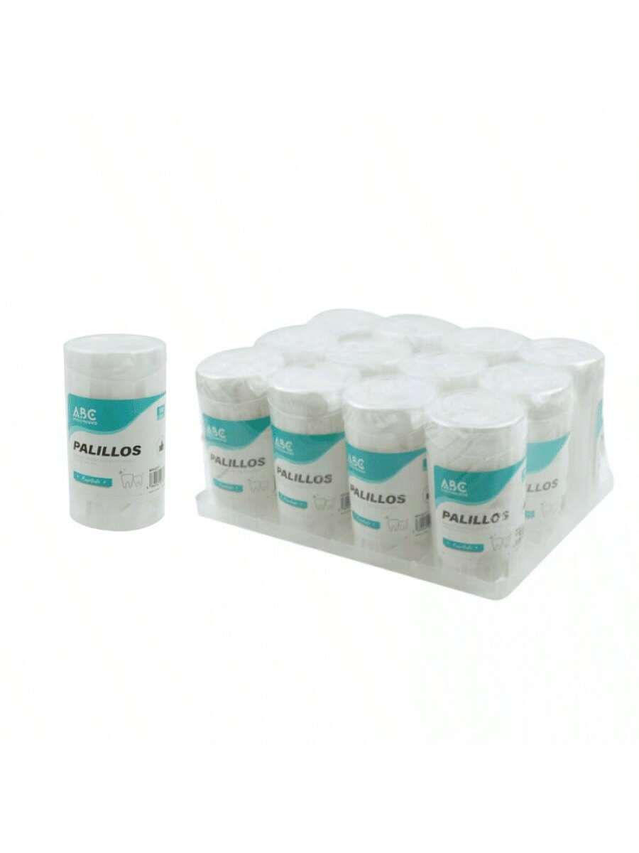 100 palillos por paquete de papel