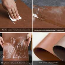 Kit Of 2/4/6 Placemats (Premium Double-Sided Material) With Cup Holder - 深灰色 - 查看 6