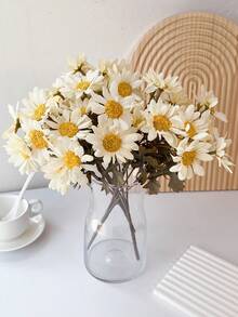 15pcs Artificial Daisy Flowers, Suitable For Home Decor And Wedding Decoration - 1pcs - View 8