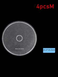 4pcs Set Clear PE Fuse Bead Pegboards - 2.6/5mm Square & Circle Templates For DIY Crafts, Durable Plastic