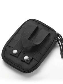 Tactical Waist Pack, Universal Outdoor Waist Bag, Portable First Aid Pouch, Nylon Tactical MOLLE Tactical Medical Bag, Accessory Storage, Waist Pack, Tactical Bag, Suitable For Sports, Hiking, Camping, Travel - Multicolor - View 7