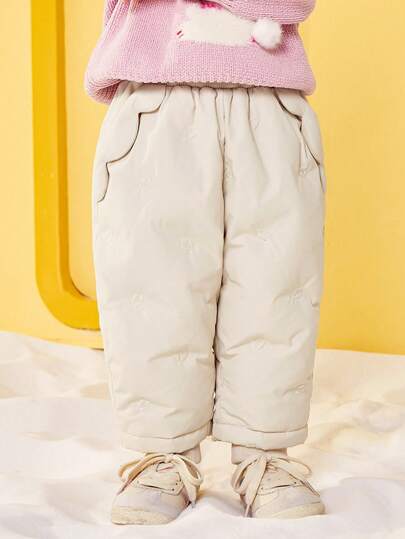 mini bala 女婴防水羽绒裤 保暖舒适迷你毛绒系列 2025冬季款