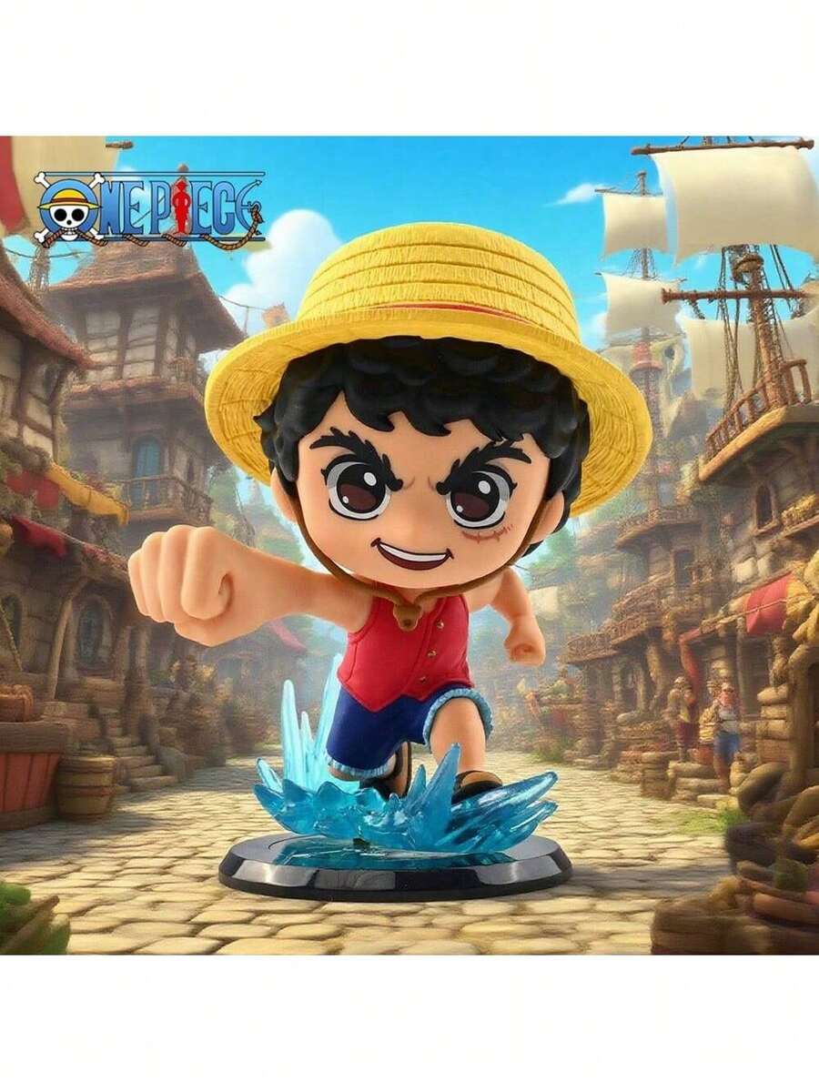 Netflix 1 Peça Suprimentos Oficialmente Licenciados de Decoração Colecionável Estilo Fofo do Personagem Zoro para Festa, Aniversário, Natal, Halloween - Amarelo - Visão 1