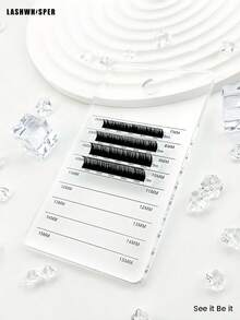 Acrylic Eyelash Extension Pallet, Grafting False Eyelash Organizer Extension Pad Lash Tray Adhesive Glue Palette Individual Holder 1pc/Set - Multicolor - View 6